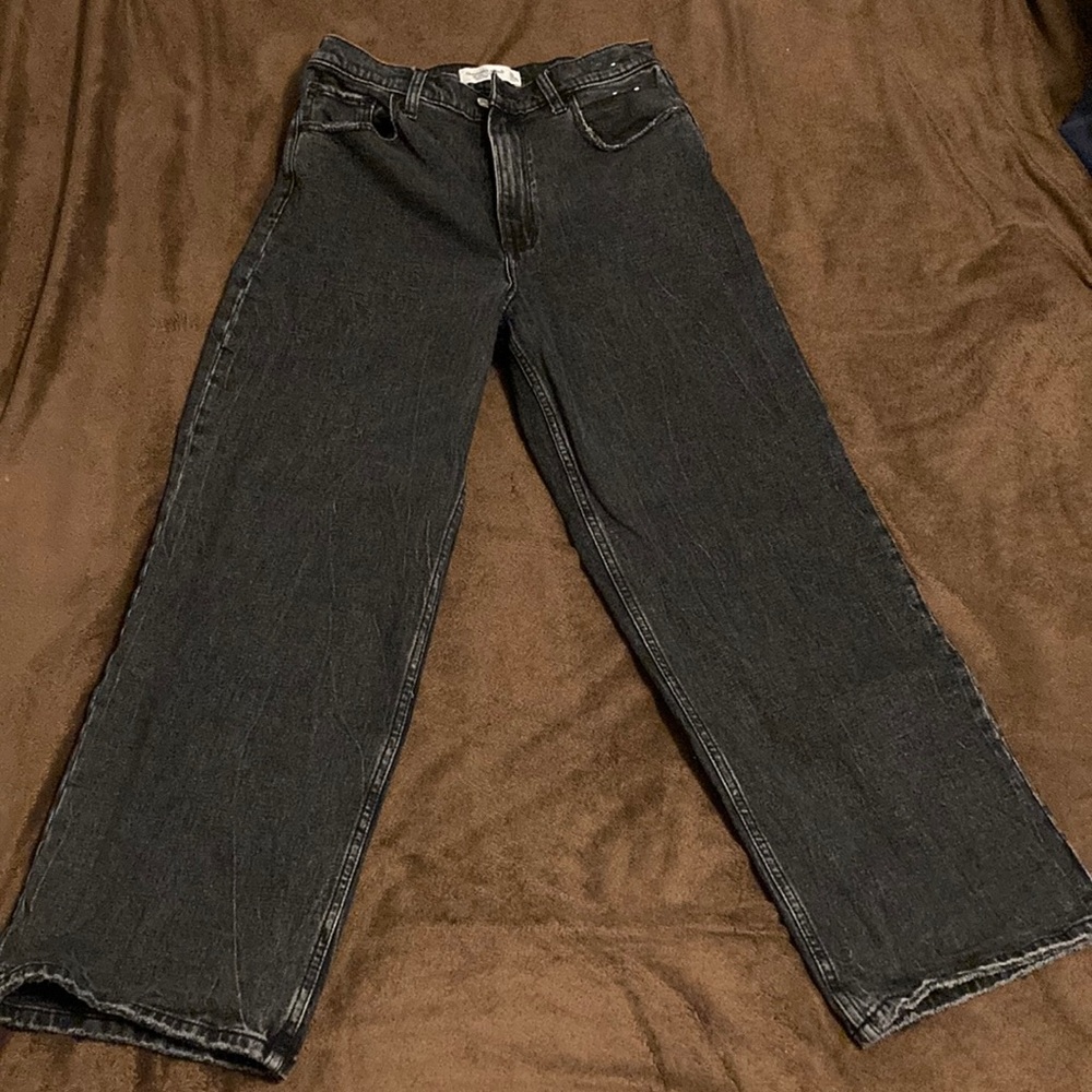 Abercrombie Faded Black Jeans